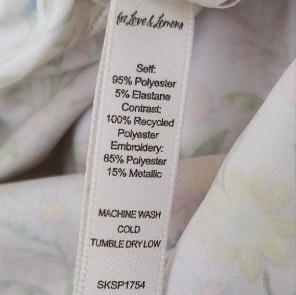 New!For‎ Love & Lemon Glitter Garden Cap Sleeve Dress - Picture 14 of 15